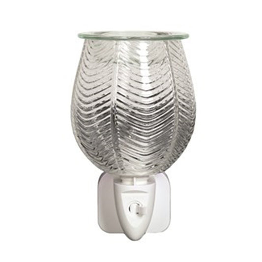 Ribbed Glass Wax/Oil Burner