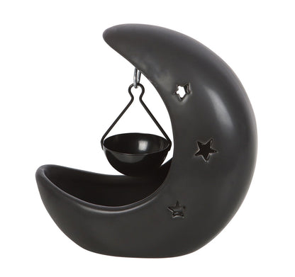 Moon Wax/Oil Burner Matte Black