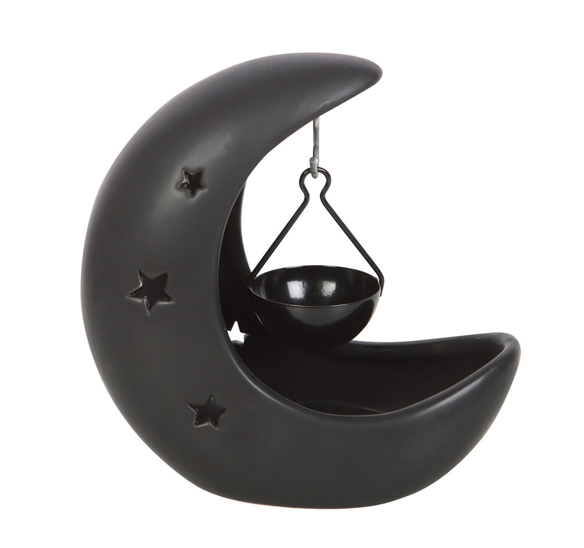 Moon Wax/Oil Burner Matte Black