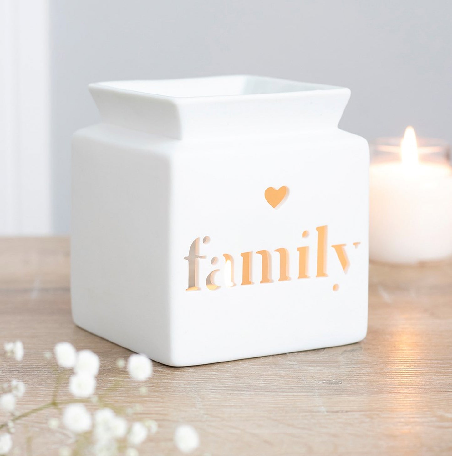 Family Square Wax/Oil Burner