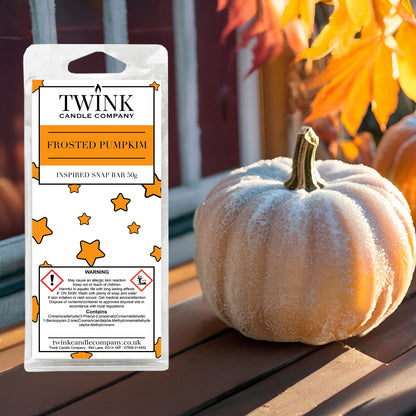 Frosted Pumpkin (50g) Soy Wax Melt Snap Bar