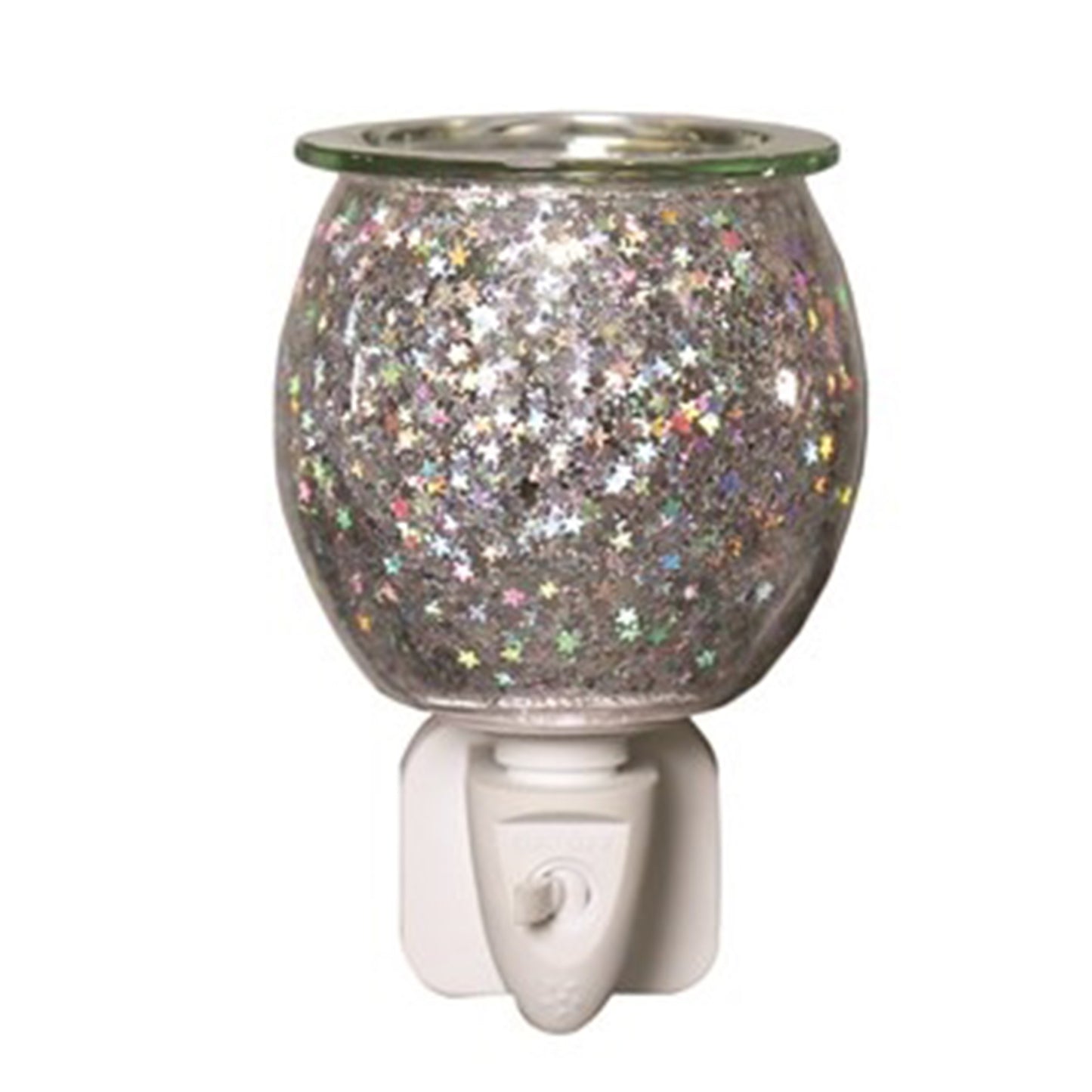 Glitter Stars Glass Wax/Oil Burner