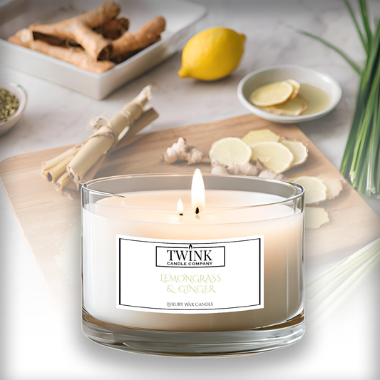 Lemongrass & Ginger Luxury Candle