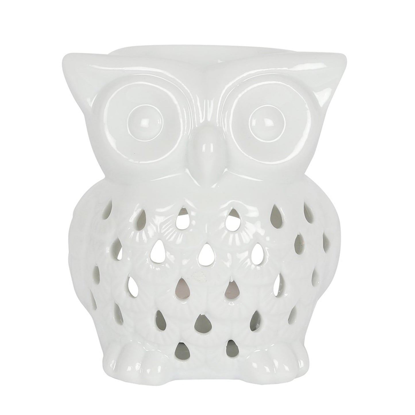 Owl White Ceramic Wax/Oil Burner