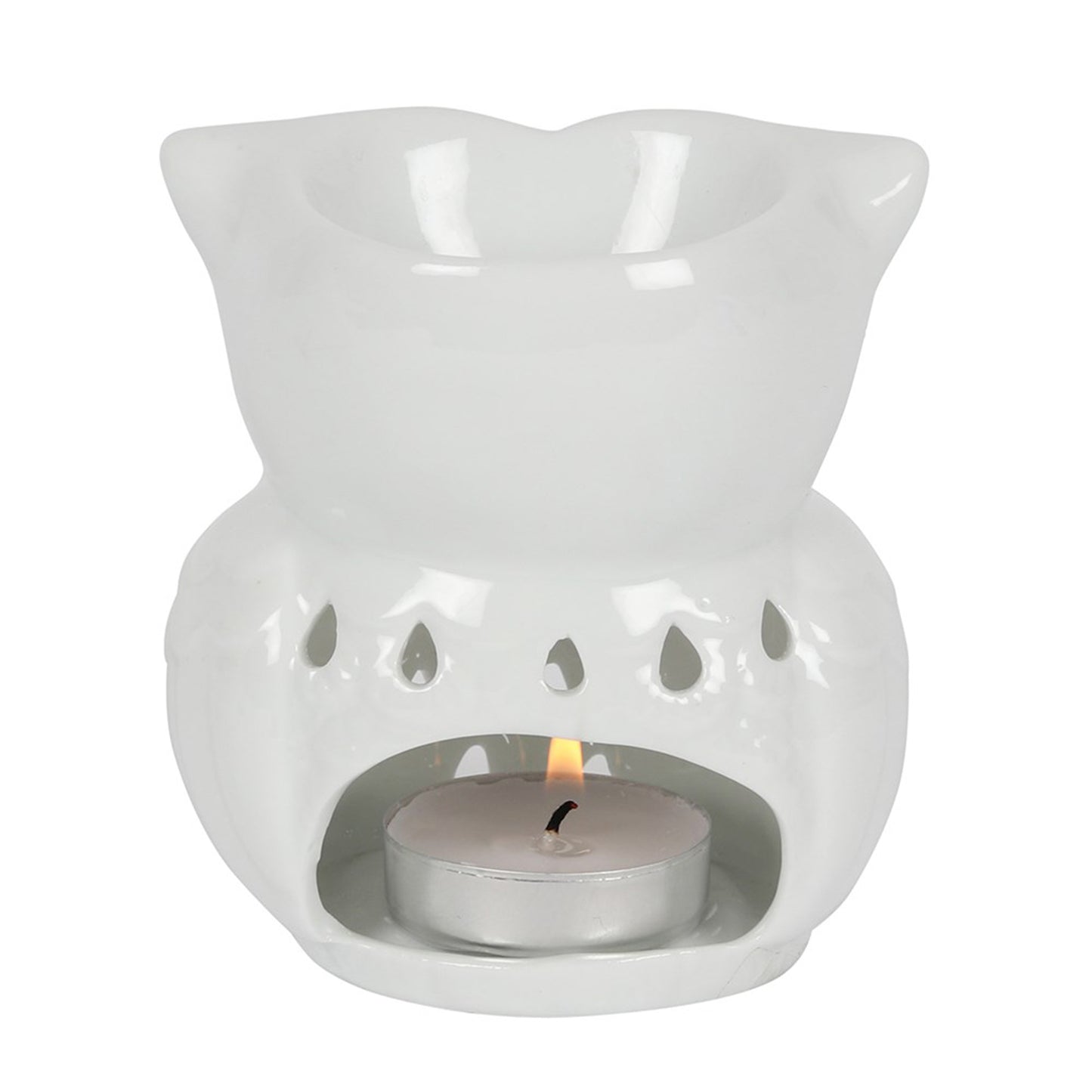 Owl White Ceramic Wax/Oil Burner