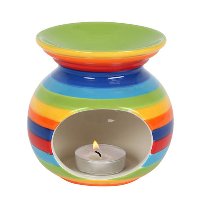 Rainbow Stripe Wax/Oil Burner