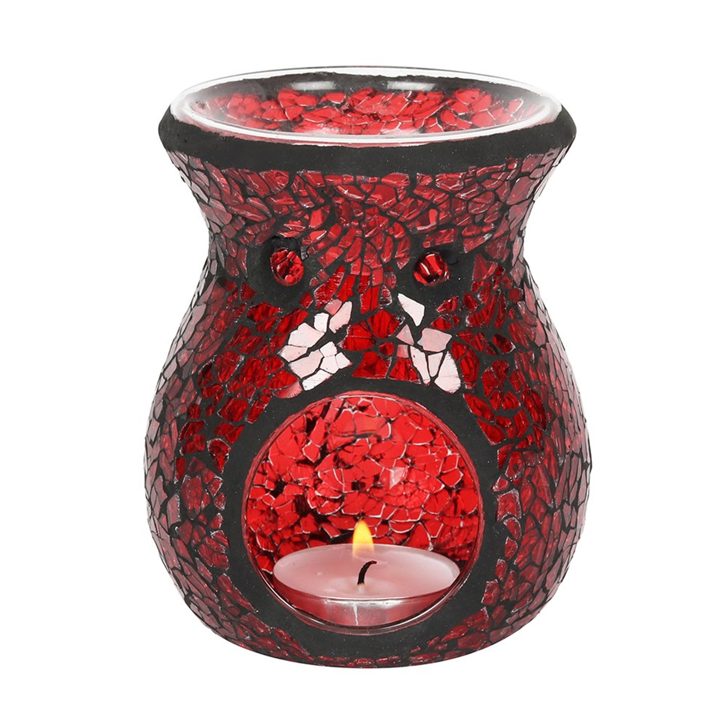 Red Crackle Wax/Oil Burner