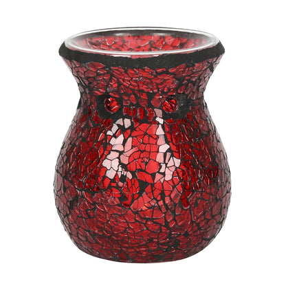 Red Crackle Wax/Oil Burner