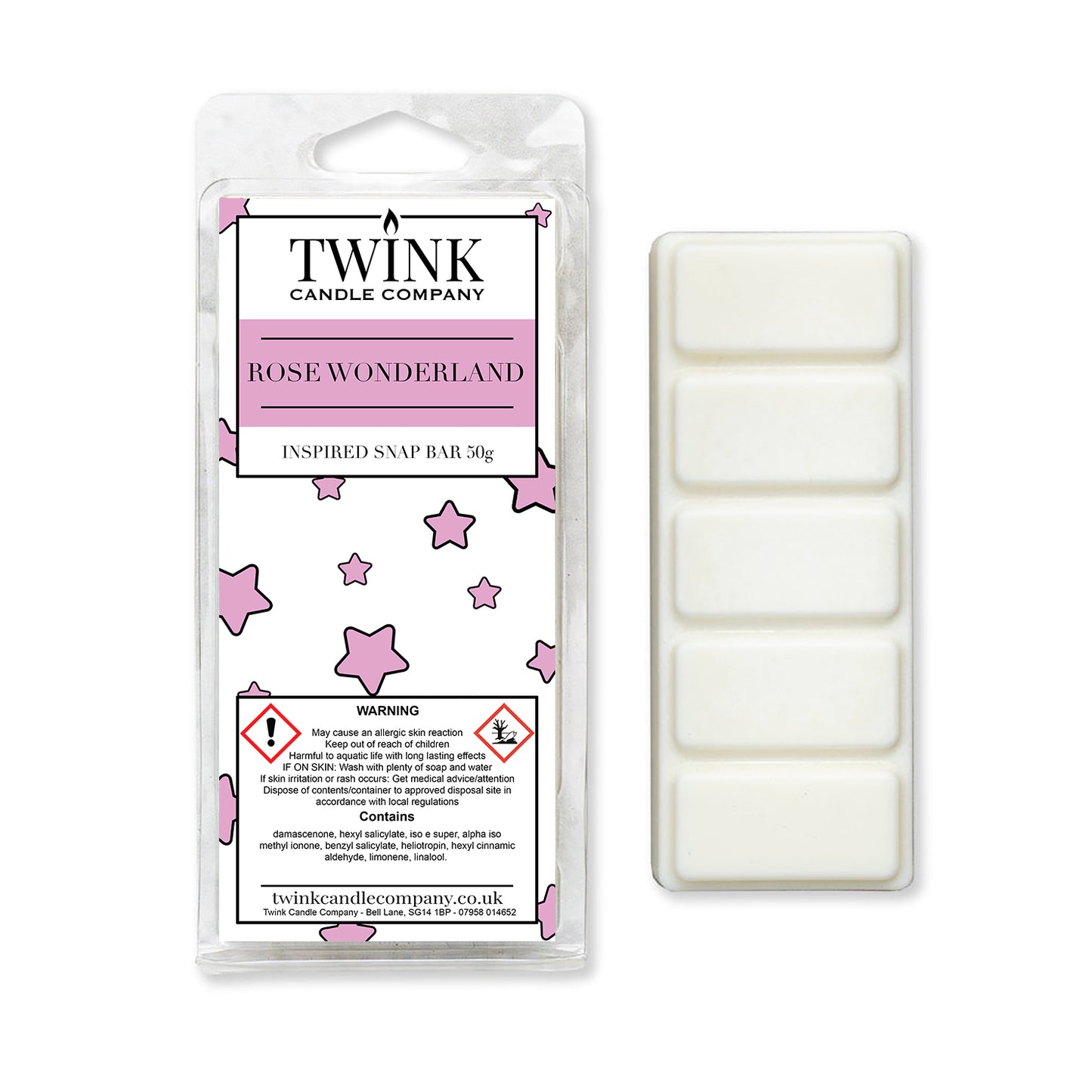 Rose Wonderland (50g) Soy Wax Melt Snap Bar