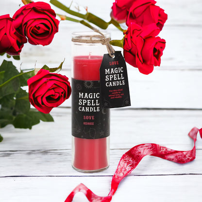 Rose 'Love' Spell Tube Candle