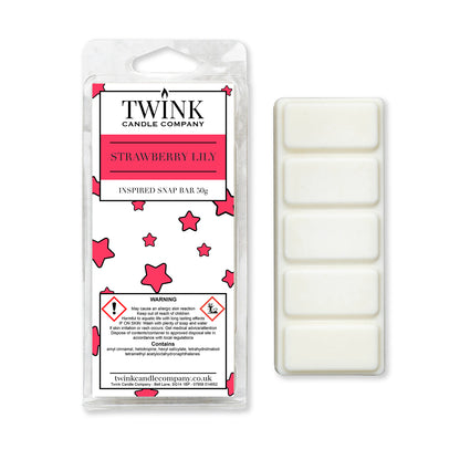 Strawberry & Lily (50g) Soy Wax Melt Snap Bar