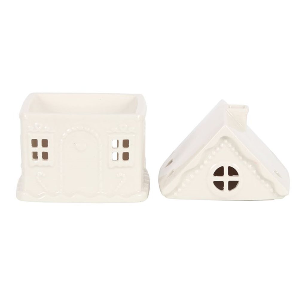 White Gingerbread House Wax/Oil Burner