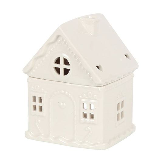 White Gingerbread House Wax/Oil Burner