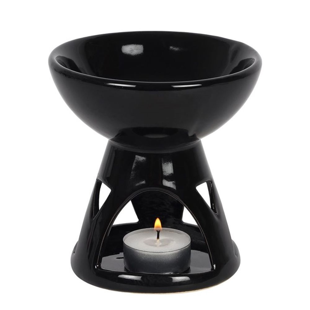 Deep Bowl Oil Burner Gloss Black