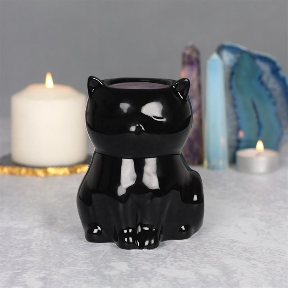 Cat Oil Burner Gloss Black