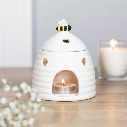 White Beehive Wax/Oil Burner