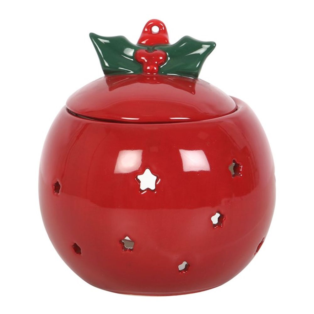 Red Bauble Wax/Oil Burner