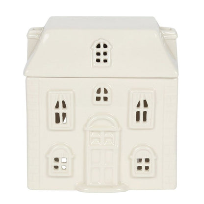 White Ceramic House Wax/Oil Burner