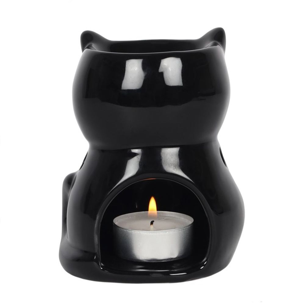 Cat Oil Burner Gloss Black