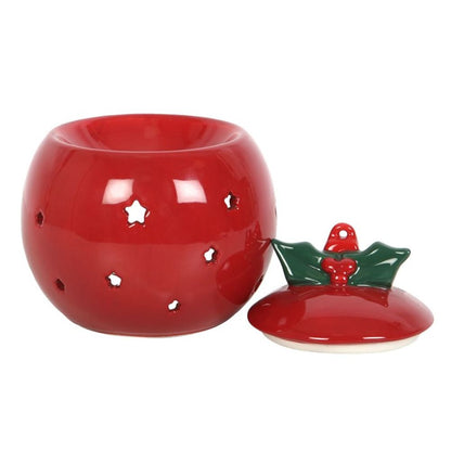 Red Bauble Wax/Oil Burner