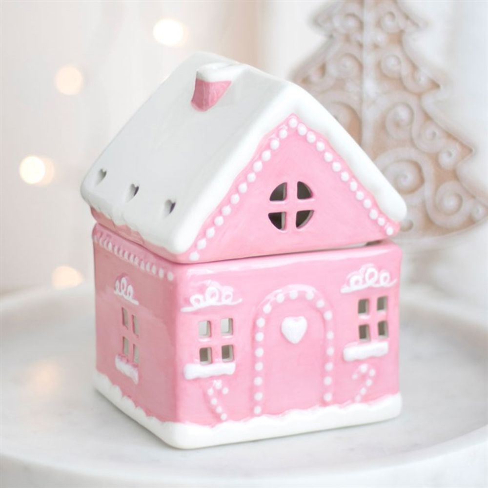 Pink Gingerbread House Wax/Oil Burner