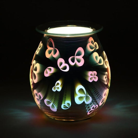 3D Flower Petal Electric Wax/Oil Burner