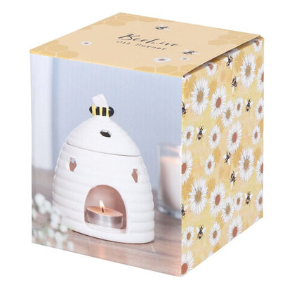 White Beehive Wax/Oil Burner